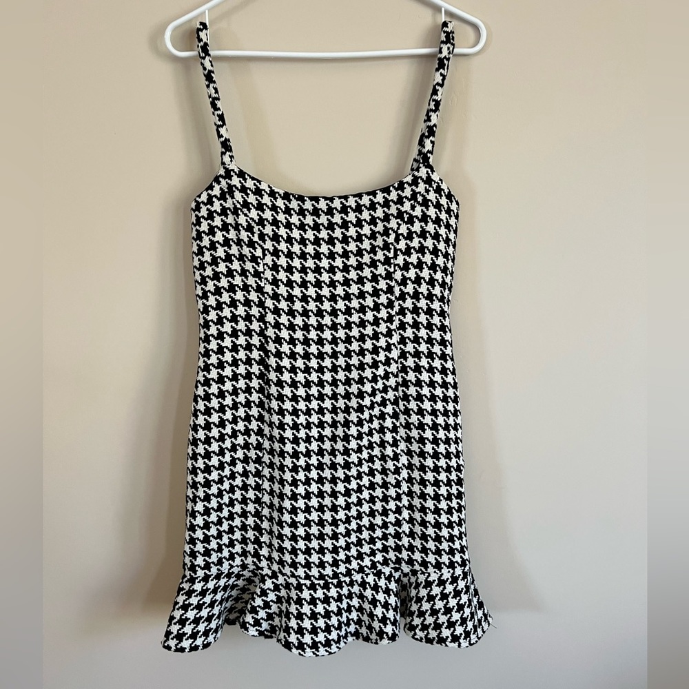 Houndstooth Dress